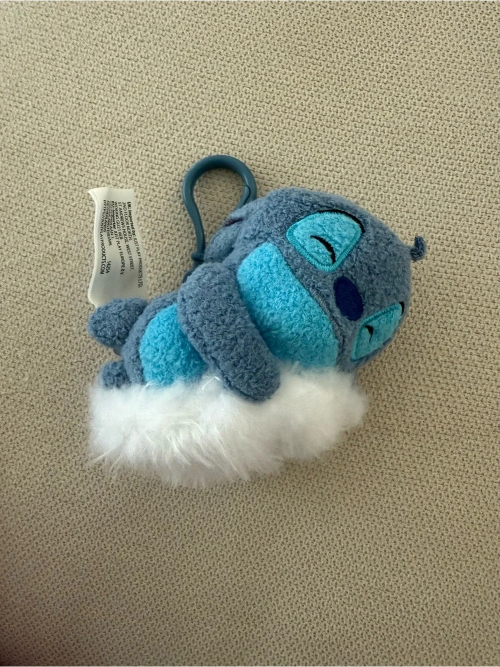 Disney Dream Puffz Stitch Plush Keychain